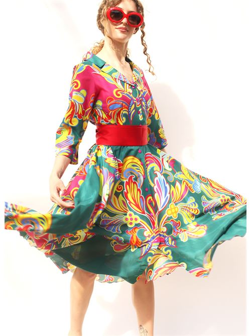 Vintage style tailored dress Laboratorio Capri | CANNESGHIRIGOROVERDE